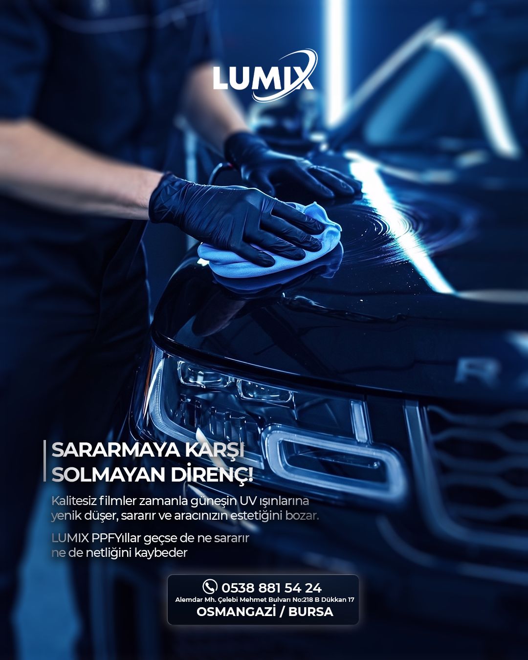 TPU Bazlı Lumix PPF Filmi